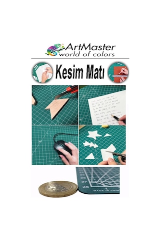 A3 Kesim Matı 1 Adet 30x45 Cm Çift Taraflı Çizim Matı Kesim Altlığı Kesme Madı Kesim Tablası Proje Etkinlik