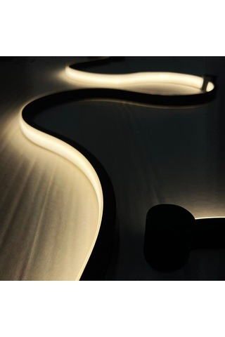 Snake Samsung Ledli Duvar Aplik 120cm Mat Siyah