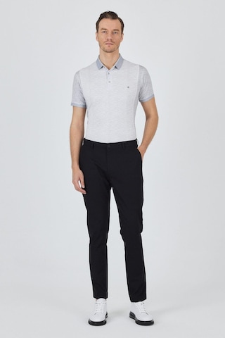 İmza Siyah Armürlü Yan Cep Düz Paça Slim Fit Pamuklu Casual Chino Pantolon 1003250120 Siyah