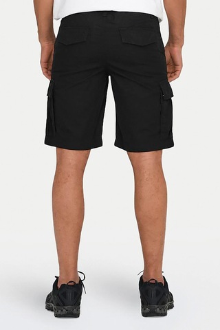 Only & Sons Onsloc Pamuklu Relaxed Normal Bel Cepli Short Erkek Short 22029214 Siyah