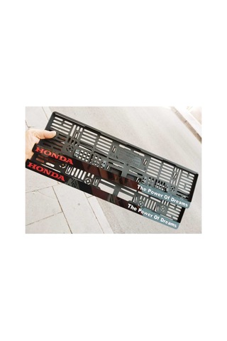 Plakalık Honda Uyumlu Lazer Kesim Pleksi 2 Adet - 636322694