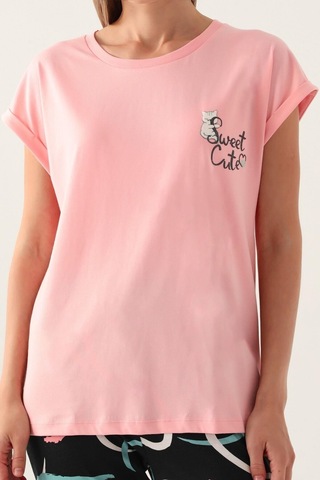 Roly Poly 3399 Cute Kadın Kısa Kol Pijama Takımı 001