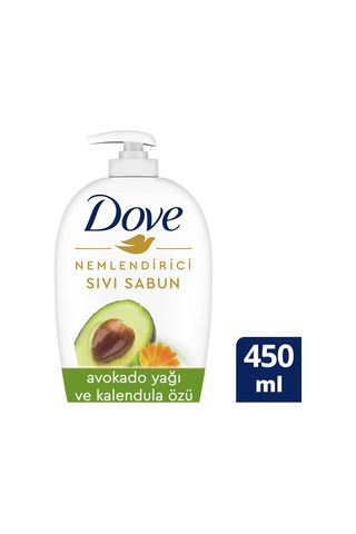 Dove Sıvı Sabun, Avokado Yağı Ve Kalendula Özlü 450 Ml 285 ML
