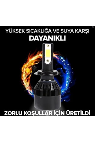 Xenon H7 Led Araba Far Ampül Xenon Led Şimşek Etkili Lıght Seri
