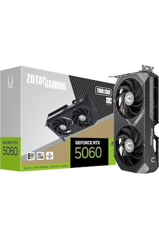 Zotac Geforce Rtx 5060 Gaming Twin Edge Oc 8gb Gddr7 128bıt Dlss 4 Ekran Kartı