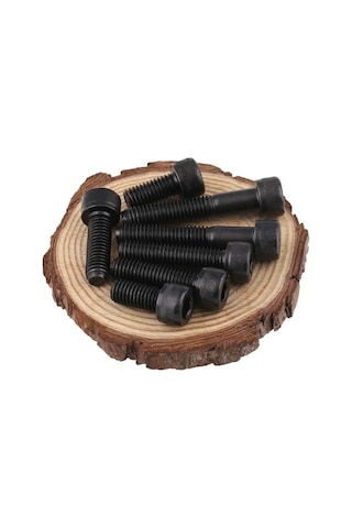 İmbus M3x30mm Cıvata Siyah Alyan Başlı Dın912 10 Adet Diğer