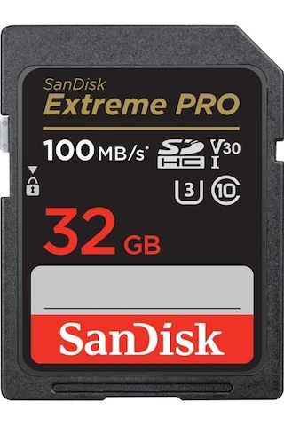 Sandisk 32gb Extreme Pro Rescuepro Deluxe Sdhc+kart, 100mb/s'ye K