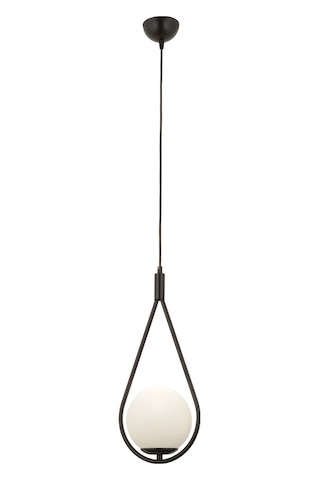 Apliqa Mirza Tekli Beyaz Camlı Modern Mutfak Salon Sarkıt Avize