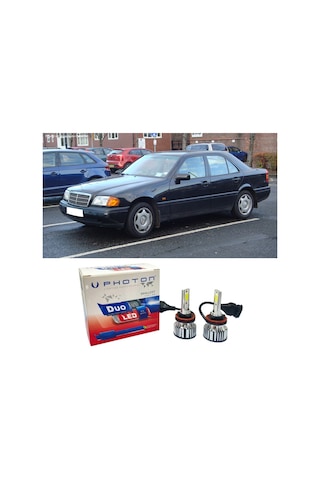 Mercedes C W202 Led Xenon Uzun Far Ampulü H1 Duo Yeni Seri Beyaz