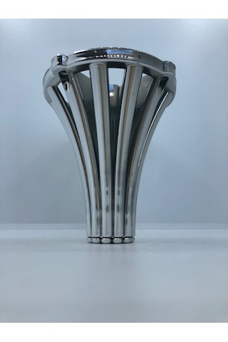 Plastik.12 Cm, Krom Kaplama Koltuk,mobilya,ünite Ayağı 4 Adet