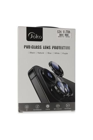 Galaxy Uyumlu S24 Ultra Pvd Metal Kamera Lens - Siyah Düz Renkli