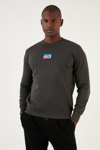 Levi's Erkek Pamuklu Regular Fit Bisiklet Yaka Sweat Erkek Sweatshirt - A2824 001