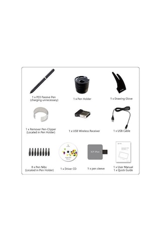 Xp-Pen Star 05 V2 8 x 5" Grafik Tablet