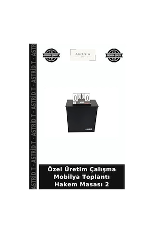 Özel Üretim Çalışma Mobilya Toplantı Hakem Masası 2 Çok Renkli