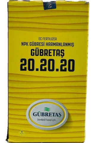 Gübretaş 20.20.20 - Toz Gübre (5 KG) Ürün HolograMLı Pake