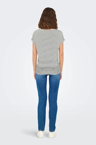 Only Bayan T Shirt 15206243 Siyah-beyaz Siyah-beyaz