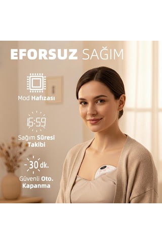 Bebebao P8 Pro 2 Adet 180 Ml Yeni Nesil İç Motorlu Giyilebilir Elektrikli Göğüs Pompası Süt Pompası