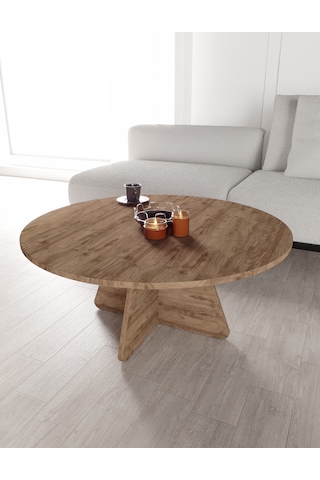 Mush 90cm Orta Sehpa Ceviz Desenli - Tamamı Mdf