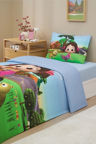 Özdilek Lisanslı Tek Kiş. Çocuk Pike Takımı-niloya Tatilde Yeşil