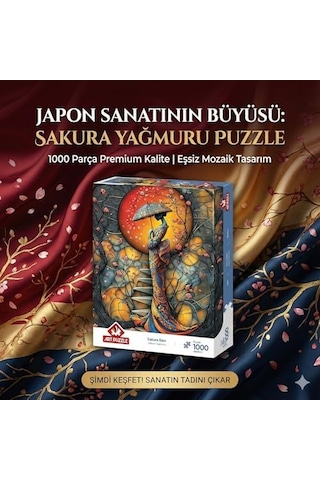 Sakura Yağmuru 1000 Parça Puzzle