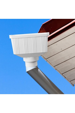 Suntek Yağmur Suyu Downspout Drenaj Konektörü Peyzaj Yağmur