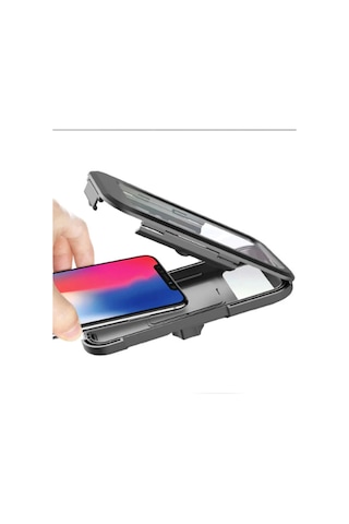 Gidon Bağlantılı Su Geçirmez Mıknatıslı Motorsiklet Telefon Tutucu - 9053959504496ynt