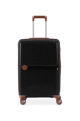 Ççs 5239 Polipropilen Kabin Boy Valiz Siyah-camel Siyah - Camel