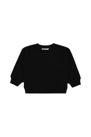 Civil Girls Düz 2-5 Yaş Sweatshirt Siyah