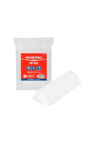 Wp432002 11x200mm Sıcak Silikon Tabancası İçin 50 Adet Şeffaf Yedek Silikon/mum