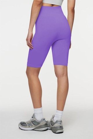 Mistirik Jerovin Model Toparlayıcı Örme Seamless Push Up Etkili Kısa Şort Lila Renk Lila