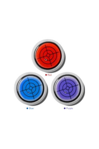 Xindoker Pembe Golf Şapka Klipsü - Plastik Ve Metal Malzeme - 30mm Çap - Seviye Göstergesi