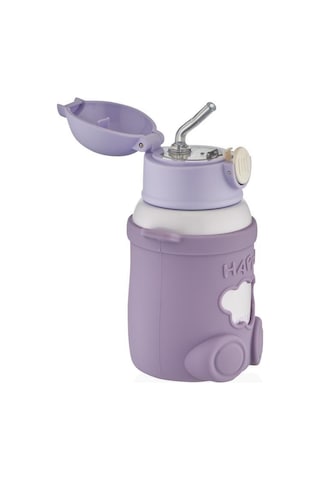 Shotay Happy Everyday Çelik Termos Matara Çocuk 480ml Lila