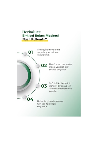 Herbaluxe Bitkisel Bakım Maskesi 350 Ml