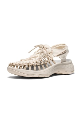 Keen Uneek Astoria Canvas Kadın Sandalet - Ekru