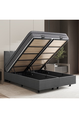 Çift Kişilik Basic Plus Yatak Baza Başlık Seti 3 Ü Bir Arada Konuma Özel Teslimat 150 x 200 CM