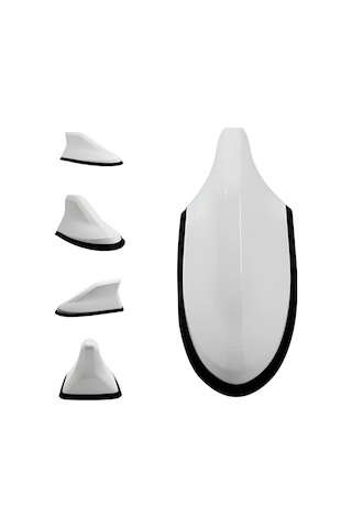 Fiat Palio Uyumlu Köpek Balığı Balık Sırtı Shark Anten Beyaz