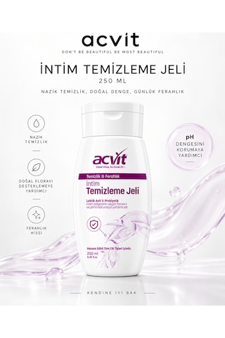 Acvit İntim Temizleme Jeli 250 ML