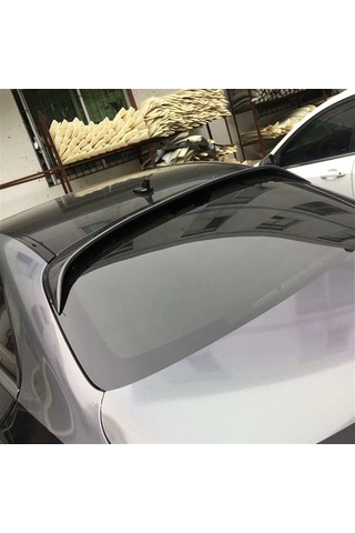 Mercedes W205 Boyalı Pianoblack Cam Üstü Spoiler 2015-2021 Aras