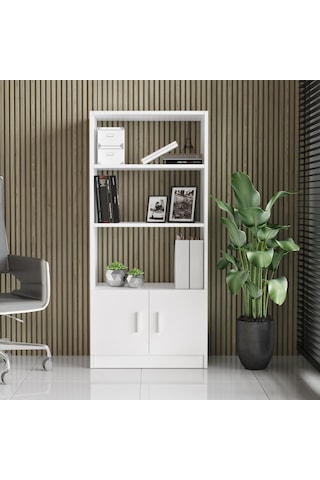 Robinhome Robin Home Verona D Ofis Kitaplık Beyaz