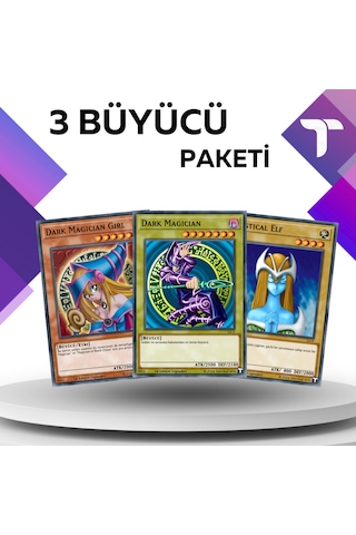 Yu-gi-oh Türkçe 3 Büyücü Paketi