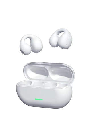 Teltree Tw01 Beyaz Kulağa Tutan Kemişiletimli Kablosuz Bluetooth 5.2 Kulaklık - 8 Saat Çalma Süresi
