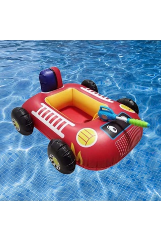 Suntek Çizgi Film Araba Tasarımı Çocuk Havuzu Arka Bahçe Yaz