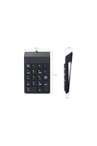 Kablolu Keypad Kablolu Numerik Keypad 18 Tuşlu Sayısal Klavye