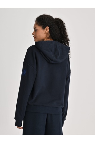 Fenerbahçe Lacivert Trend Taş Baskılı Kadın Oversize Sweatshirt Fb Laci Yeni