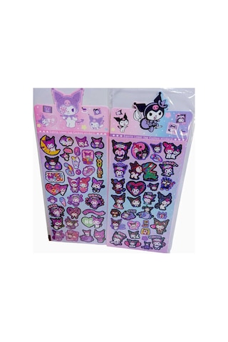 Kuromi Pırıltılı Stickers Seti 4 Lü Set Diğer