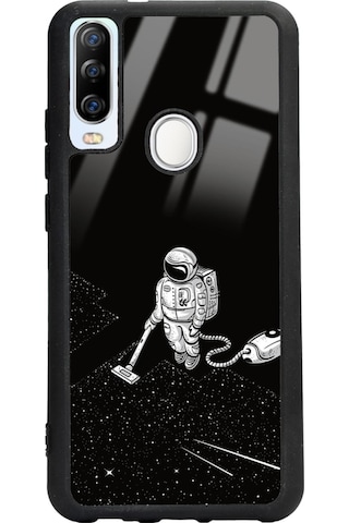 General Mobile Gm 20 Pro Uyumlu Astronot Tatiana Tasarımlı Glossy Telefon Kılıfı Siyah