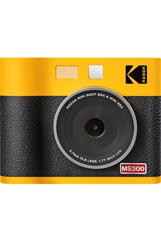 Kodak Mini Shot 3 Era Siyah 3x3 + 60 Yaprak + Aksesuar Kiti
