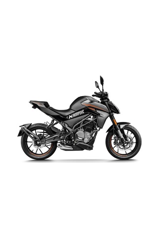Cfmoto 250 Nk Akrapovic Orta Şase Tasarım Motosiklet Sticker Etiket Modeli Beyaz