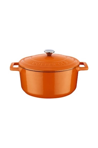 Lava Döküm Yuvarlak Tencere. Folk Çap(Ø)22cm.