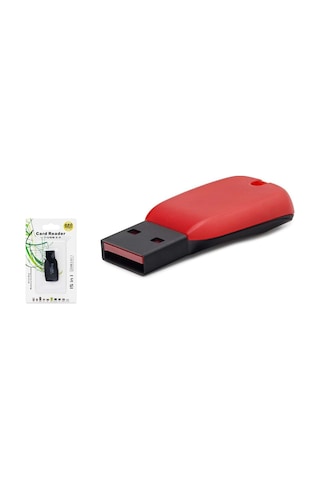 Hdx7011 Card Reader Usb Micro Sd Kırmızı